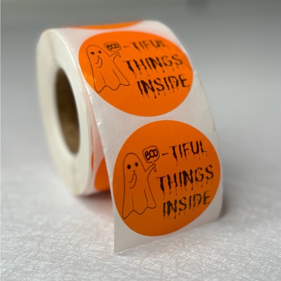 Boo-tiful Things Inside Sticker  Halloween Sticker, sticker for small business - Picture 4 of 11